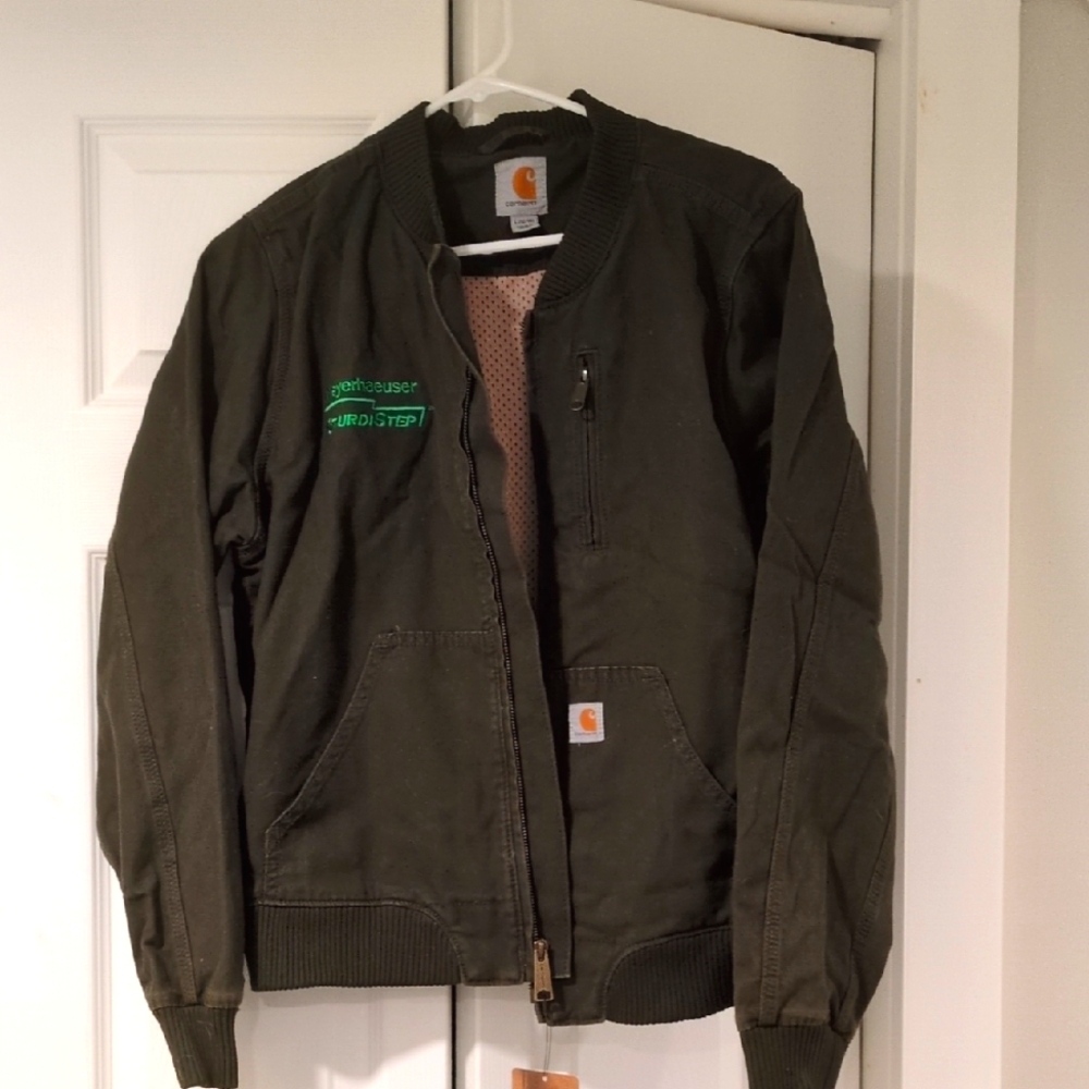 Carhartt Olive Green Bomber Jacket